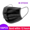 Mouth Masks 3-layer Anti-Dust Disposable Mascarillas  Non Woven Meltblown Cloth Masks Elastic Ear Loop Face Mask