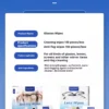 100pcs Eyeglasses Polishing Cleaner  Lens Wipes Microfiber Glasses Cleaning Cloth  Disposable Wet Tissue Wipes German Standards