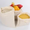 Linen Bread Bag Reusable Bags For Bread Drawstring Bags Homemade Artisan Bread Storage Bag Baguette Bag Food Storage Containers