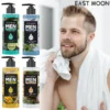 Men's Eucalyptus Coconut Body Wash Deep Cleansing Shower Gel Refreshing Scent Long Lasting Fragrance Oil Control 100ml