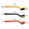 7 Inches Stainless Steel  Brush Brass Cleaning Brush Polishing Rust Remover Metal Wire Burring Cleaning Tool Family 3-piece set