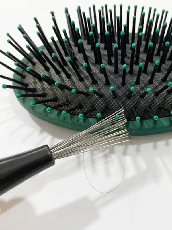 Comb Hair Brush Cleaner Plastic Handle Cleaning Brush Remover Embedded Beauty Tools Cleaning Products Cleaning Supplies