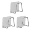 Kitchen Stainless Steel Sink Sponges Holder Self Adhesive Drain Drying Rack Kitchen Wall Hooks Accessories Storage Organizer