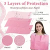 JC TATTOO 125Pcs Dental Bibs Disposable Tattoo Cleaning Wipes 13"x17" 3 Ply Waterproof Sheet for Nail Tech Dental Clinic Tattoo