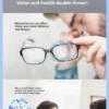 100pcs Eyeglasses Polishing Cleaner  Lens Wipes Microfiber Glasses Cleaning Cloth  Disposable Wet Tissue Wipes German Standards