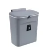 7/9L Wall Mounted Trash Can Household Galley Waste Bin Hanging Bathroom Trash Can With Lid Food Garbage Bin Kitchen Accessories