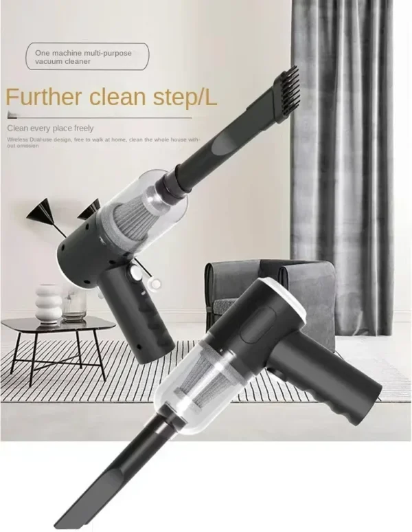 Wireless Car Vacuum Cleaner 9000Pa USB Charging 1200mAh Wet Dry Portable Handheld For Home Office Cleaning 2026 Portable Clean