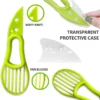 3 In 1 Multi-Function Avocado Peeler Pulp Separator Plastic Orange Kiwi Fruit Peeler Knife Cutter Household Kitchen Accessories