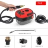 Portable Handheld Steam Cleaner High Temperature Pressurized Steam Cleaning Machine With Brush Heads For Kitchen Car