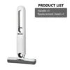 Mini squeezable mop with powerful folding design. Household cleaning tool. No hand washing required. Strong water absorption.