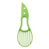 3 In 1 Multi-Function Avocado Peeler Pulp Separator Plastic Orange Kiwi Fruit Peeler Knife Cutter Household Kitchen Accessories