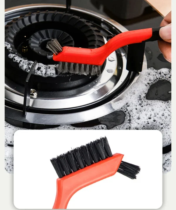 7 Inches Stainless Steel  Brush Brass Cleaning Brush Polishing Rust Remover Metal Wire Burring Cleaning Tool Family 3-piece set
