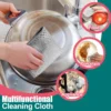 20/5pcs Reusable Wire Dishwashing Rags - Non-Scratch Multi purpose Cleaning Pads for Wet and Dry Dishcloths for Washing Dishes
