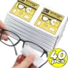 10/500pcs Anti Fog Cleaning Wet Wipes Disposable Glasses Phone Lens Screen Wipes Non Scratch Optical Cloth Individually Wrapped