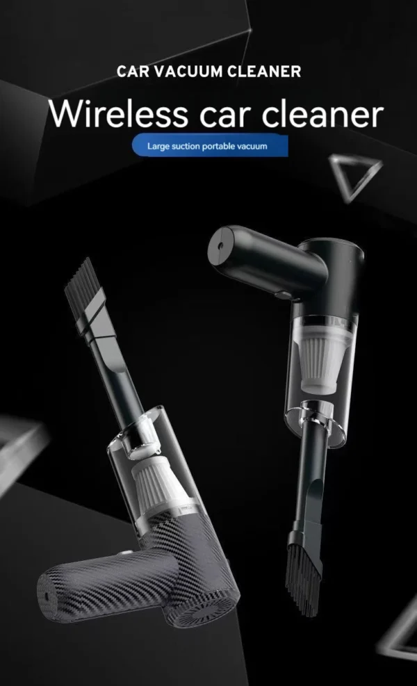 Wireless Car Vacuum Cleaner 9000Pa USB Charging 1200mAh Wet Dry Portable Handheld For Home Office Cleaning 2026 Portable Clean