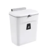 7/9L Wall Mounted Trash Can Household Galley Waste Bin Hanging Bathroom Trash Can With Lid Food Garbage Bin Kitchen Accessories
