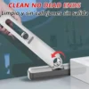 Mini squeezable mop with powerful folding design. Household cleaning tool. No hand washing required. Strong water absorption.