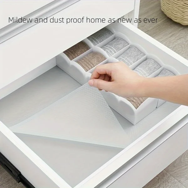 1roll Drawer Pads, Paper, Oil-proof and Moisture-Resistant Wardrobes, Shoe Cabinet Mats, Kitchen Oil-proof and Waterproof Mats