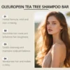 Herbal Dandruff Removal Shampoo Bar Mild Tea Tree Oil Essence Oil Control Scalp Cleansing Hair Care Soap Hair Damaged Repairing