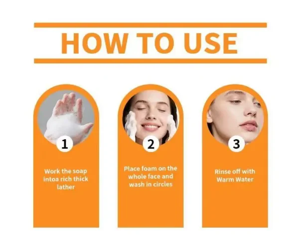 4PCS fruit jelly soap, deeply cleanses and removes makeup, bathes the whole body, moisturizes and nourishes