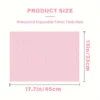 JC TATTOO 125Pcs Dental Bibs Disposable Tattoo Cleaning Wipes 13"x17" 3 Ply Waterproof Sheet for Nail Tech Dental Clinic Tattoo
