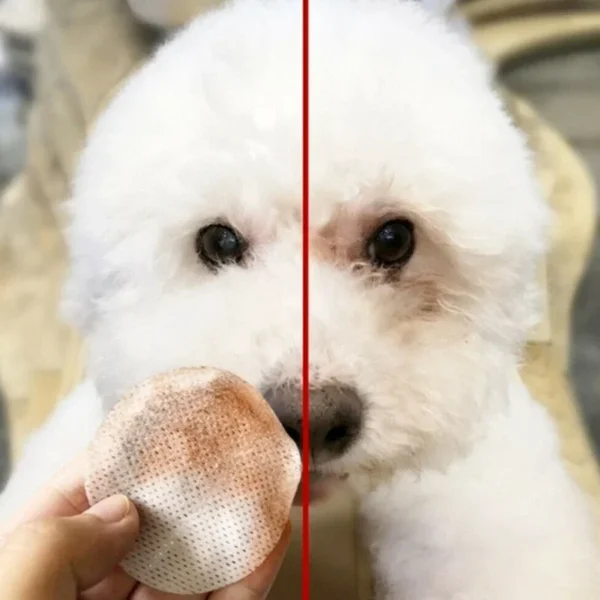 130Pcs/set Pet Eye Wipes Dog and Cat Cleaning Wipes Pet Eye Wipes Grooming Tear Stain Remover Gentle Non-foaming Wipes Towels