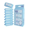 64pcs Disposable Mini Hand Wipes/Portable Travel Size Special Extraction Hand and Mouth Cleaning Wipes Fo Home School Supplies