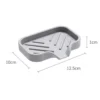 Sink Silicone Tray With Drain Soap Sponge Storage Holder Countertop Sink Scrubber Brush Soap Storage Rack Kitchen Organizer
