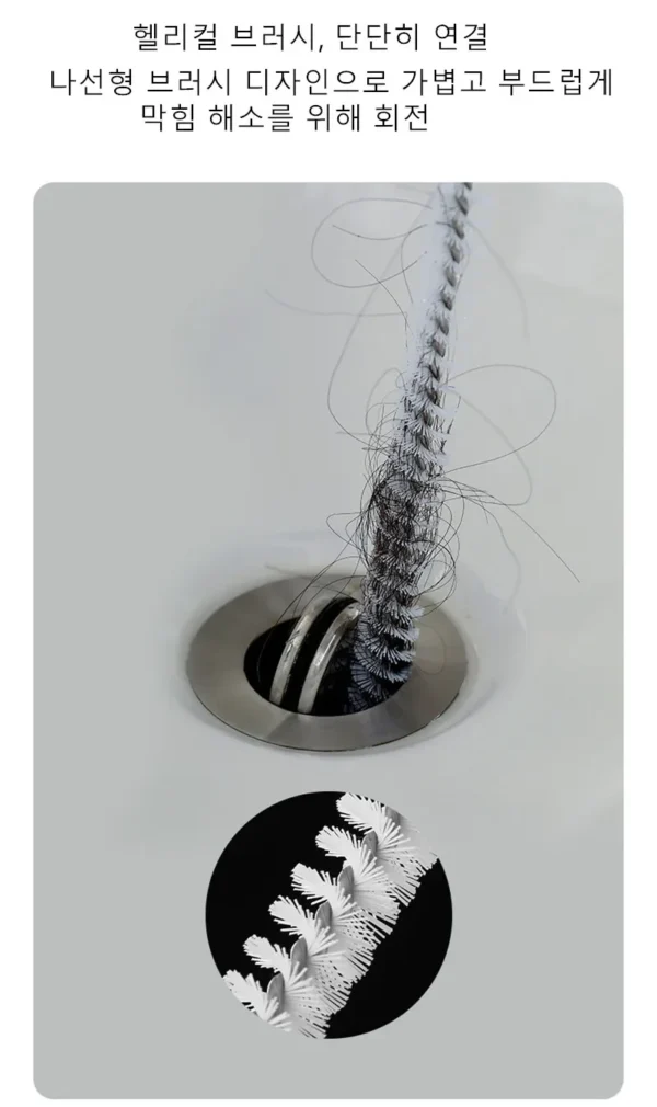Pipe Dredging Brush Bathroom Hair Sewer Sink Cleaning Brush Drain Cleaner Flexible Cleaner Kitchen Clog Plug Hole Remover Tool