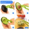 3 In 1 Multi-Function Avocado Peeler Pulp Separator Plastic Orange Kiwi Fruit Peeler Knife Cutter Household Kitchen Accessories