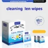 100pcs Eyeglasses Polishing Cleaner  Lens Wipes Microfiber Glasses Cleaning Cloth  Disposable Wet Tissue Wipes German Standards