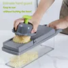 Vegetable Cutter Multifunctional Slicer Fruit Potato Peeler Carrot Grater Kitchen accessories basket vegetable slicer