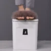 7/9L Wall Mounted Trash Can Household Galley Waste Bin Hanging Bathroom Trash Can With Lid Food Garbage Bin Kitchen Accessories