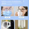 100pcs Eyeglasses Polishing Cleaner  Lens Wipes Microfiber Glasses Cleaning Cloth  Disposable Wet Tissue Wipes German Standards
