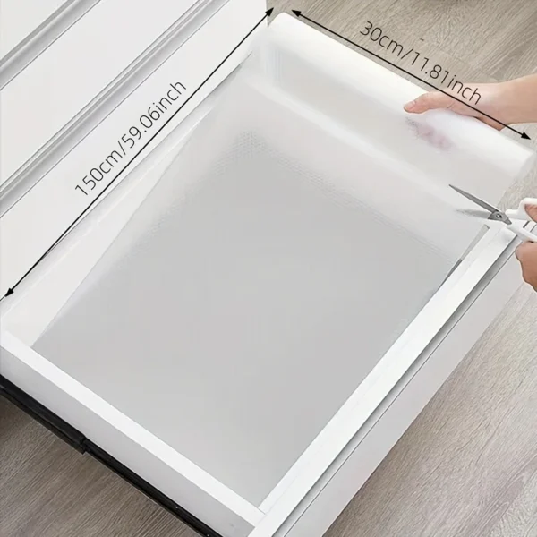 1roll Drawer Pads, Paper, Oil-proof and Moisture-Resistant Wardrobes, Shoe Cabinet Mats, Kitchen Oil-proof and Waterproof Mats