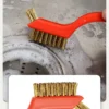 7 Inches Stainless Steel  Brush Brass Cleaning Brush Polishing Rust Remover Metal Wire Burring Cleaning Tool Family 3-piece set