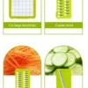 Vegetable Cutter Multifunctional Slicer Fruit Potato Peeler Carrot Grater Kitchen accessories basket vegetable slicer