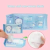 64pcs Disposable Mini Hand Wipes/Portable Travel Size Special Extraction Hand and Mouth Cleaning Wipes Fo Home School Supplies