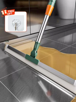 Silicone Scraper Broom Magic Wiper Floor Toilet Bathroom Squeegee Scrubber High Place Glass Wiper Household Cleaning Tools