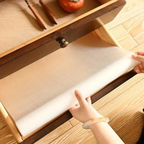 1roll Drawer Pads, Paper, Oil-proof and Moisture-Resistant Wardrobes, Shoe Cabinet Mats, Kitchen Oil-proof and Waterproof Mats