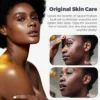 Raw African Black Soap for Oily Skin, Dark Spots  Pure & Natural Ingredients - Organic  Face and Body Wash Soap