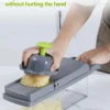 Vegetable Cutter Multifunctional Slicer Fruit Potato Peeler Carrot Grater Kitchen accessories basket vegetable slicer