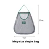 Reusable Storage Bags Kitchen Hanging Mesh Bag Home Fruit And Vegetable Storage Net Bag For Ginger Garlic Potatoes Onions
