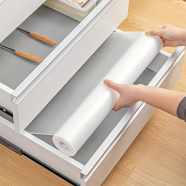 1roll Drawer Pads, Paper, Oil-proof and Moisture-Resistant Wardrobes, Shoe Cabinet Mats, Kitchen Oil-proof and Waterproof Mats